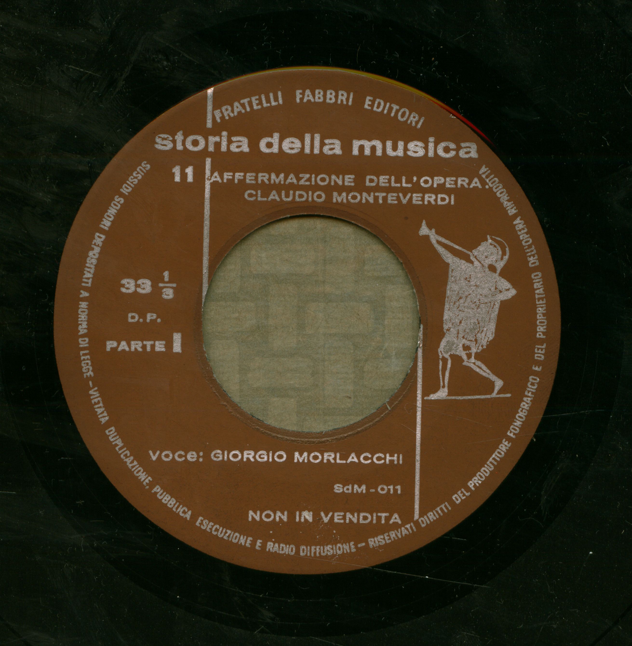 Storia della musica (XI) Affermazione dell' Opera: Claudio Monteverdi